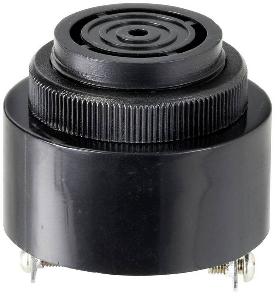 Produktbild: TRU COMPONENTS TC-10475808 Piezo-Signalgeber Ger&auml;usch-Entwicklung: 80 dB Spannung: 12 V/DC Dauerton 1 St.
