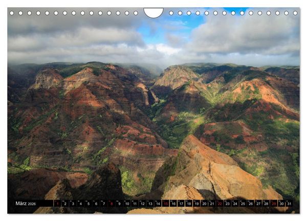 Produktbild: Wandern auf Hawaii - Berge im Pazifik (Wandkalender 2026 DIN A4 quer), CALVENDO Monatskalender