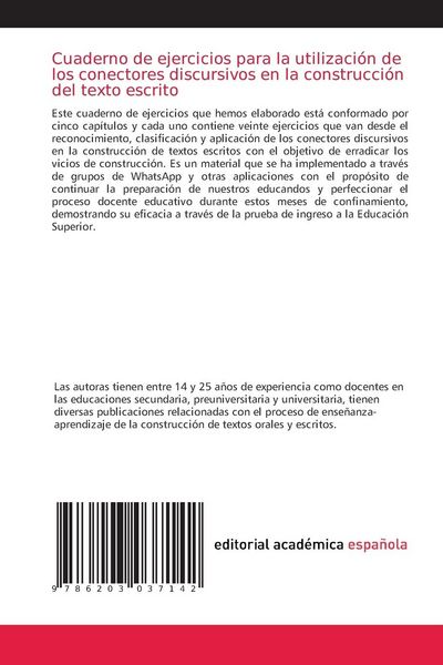 Produktbild: Cuaderno de ejercicios para la utilizaci&oacute;n de los conectores discursivos en la construcci&oacute;n del texto escrito