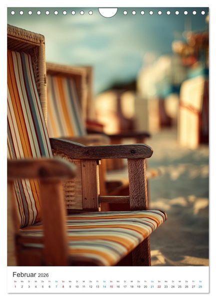 Produktbild: Sehnsucht Strand (Wandkalender 2026 DIN A4 hoch), CALVENDO Monatskalender