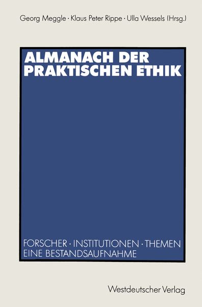 Produktbild: Almanach der Praktischen Ethik