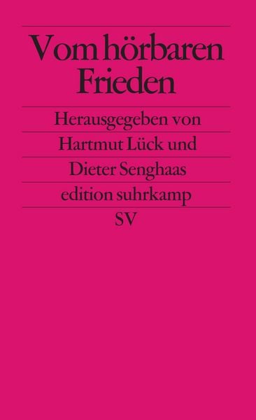 Produktbild: Vom h&ouml;rbaren Frieden