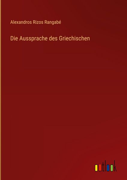 Produktbild: Die Aussprache des Griechischen