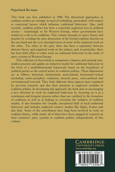 Produktbild: Coalitional Behaviour in Theory and Practice
