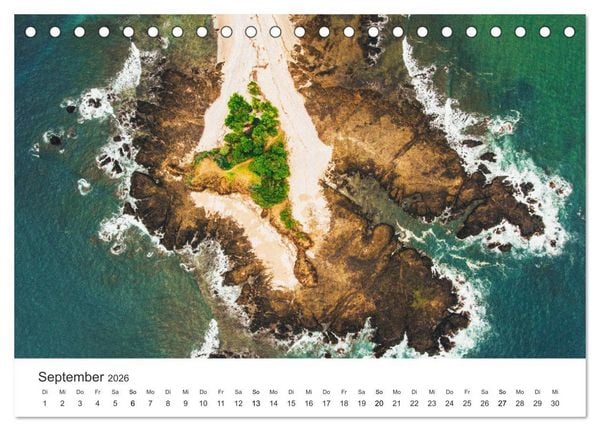 Produktbild: Costa Rica - exotische Tierwelt und unber&uuml;hrte Natur (Tischkalender 2026 DIN A5 quer), CALVENDO Monatskalender