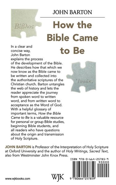 Produktbild: How the Bible Came to Be