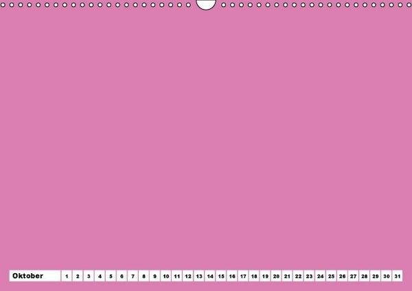 Produktbild: Bunter Bastelkalender f&uuml;r M&auml;dchen (Wandkalender immerw&auml;hrend DIN A3 quer)