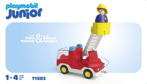 Produktbild: 71683 JUNIOR Feuerwehrleiterfahrzeug