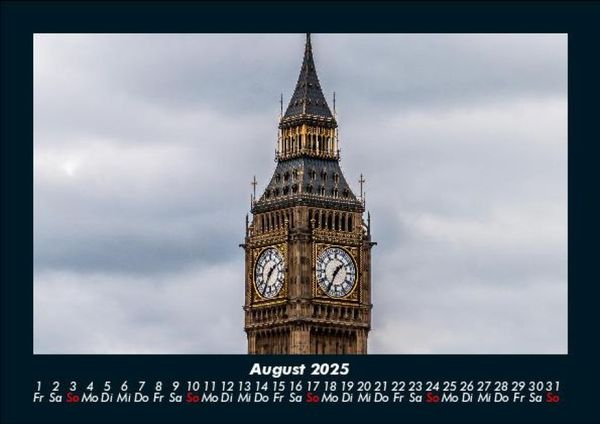 Produktbild: Londons sch&ouml;nste Seiten 2025 Fotokalender DIN A5
