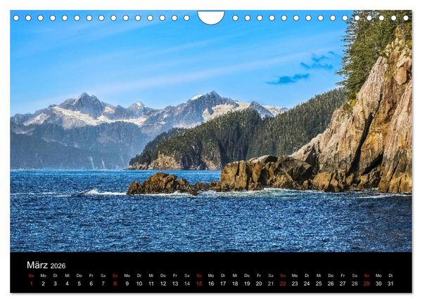 Produktbild: Alaska 2026 Wildes Land am Ende der Welt (Wandkalender 2026 DIN A4 quer), CALVENDO Monatskalender
