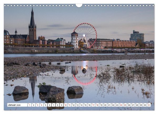 Produktbild: Urbane Impressionen. D&uuml;sseldorf - Moderne Stadt mit gr&uuml;nem Herz. (Wandkalender 2026 DIN A3 quer), CALVENDO Monatskalender
