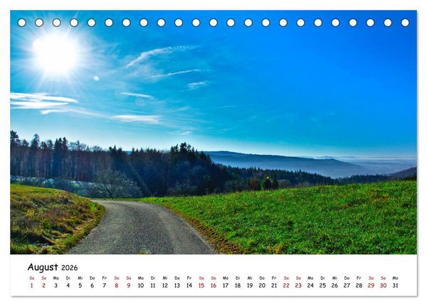 Produktbild: Hohenlohe - Zwischen Stadt und Land (Tischkalender 2026 DIN A5 quer), CALVENDO Monatskalender