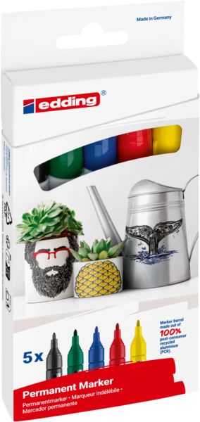 Produktbild: Edding Permanent Marker edding 3000 5er Set
