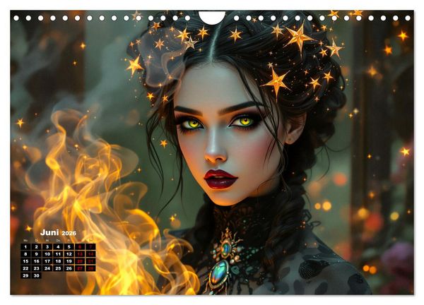 Produktbild: Goth Fantasie (Wandkalender 2026 DIN A4 quer), CALVENDO Monatskalender