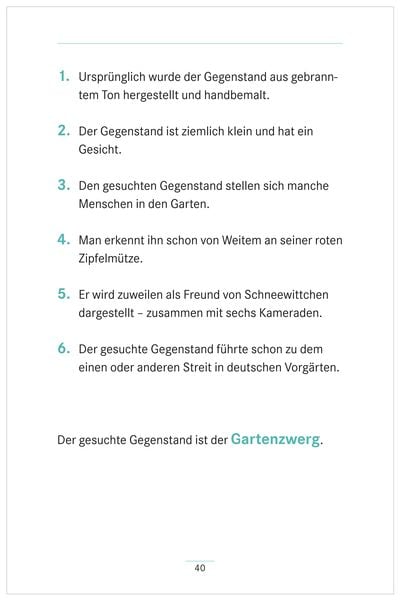Produktbild: Umschreibungen Gegenstände. Gedächtnistraining und Rate-Spiel für Senioren. Auch mit Demenz.