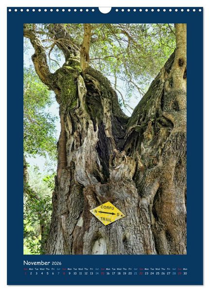 Produktbild: Corfu - Island of joie de vivre (Wall Calendar 2026 DIN A3 portrait), CALVENDO 12 Month Wall Calendar