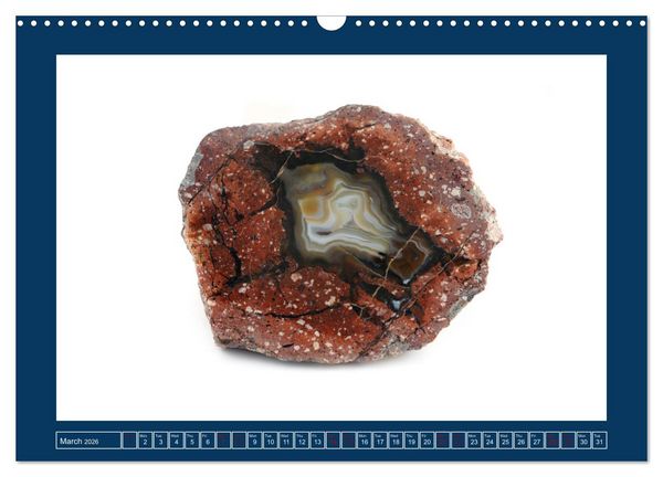 Produktbild: Agates - Polished semi-precious stones (Wall Calendar 2026 DIN A3 landscape), CALVENDO 12 Month Wall Calendar