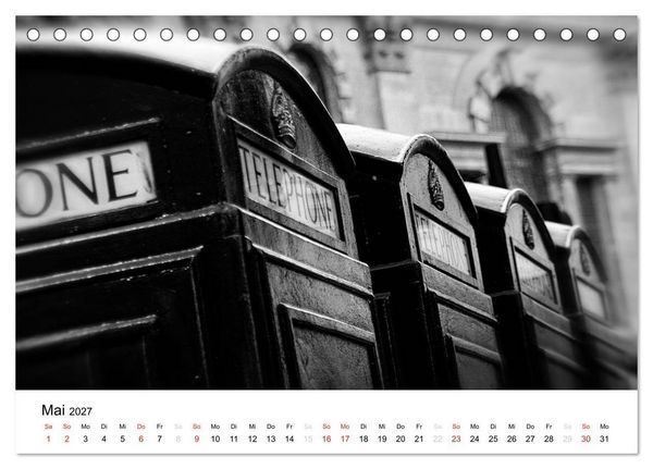 Produktbild: London (Tischkalender 2027 DIN A5 quer), CALVENDO Monatskalender