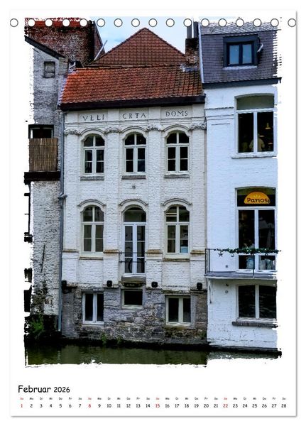 Produktbild: Gent Flanderns Perle (Tischkalender 2026 DIN A5 hoch), CALVENDO Monatskalender