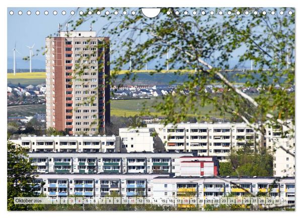 Produktbild: Architektur-Charme der DDR (Erfurt) (Wandkalender 2026 DIN A4 quer), CALVENDO Monatskalender