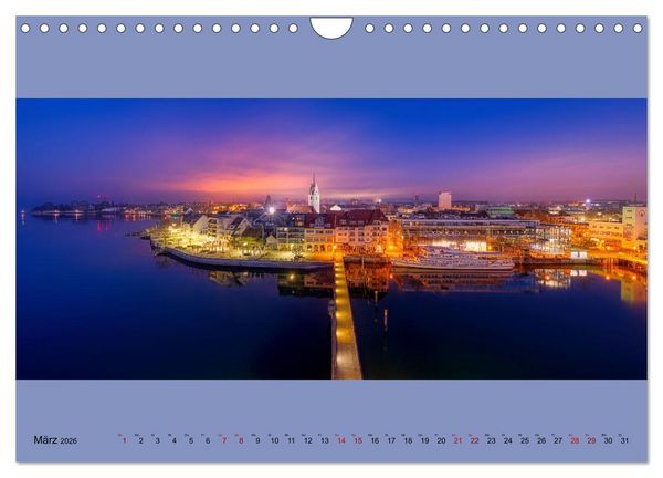 Produktbild: Bodensee Weitblicke (Wandkalender 2026 DIN A4 quer), CALVENDO Monatskalender