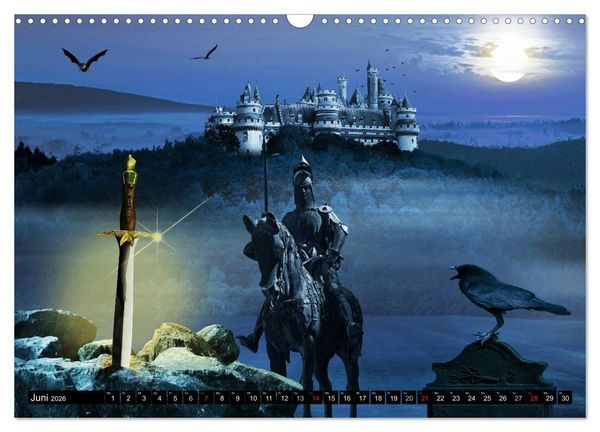 Produktbild: Mystische Vollmondn&auml;chte (Wandkalender 2026 DIN A3 quer), CALVENDO Monatskalender