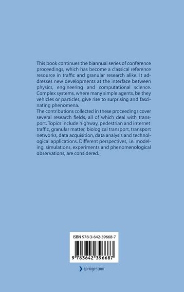 Produktbild: Traffic and Granular Flow '11