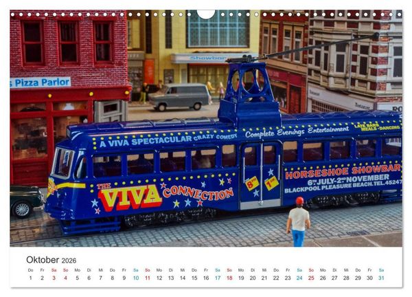 Produktbild: Miniaturbahnen international (Wandkalender 2026 DIN A3 quer), CALVENDO Monatskalender