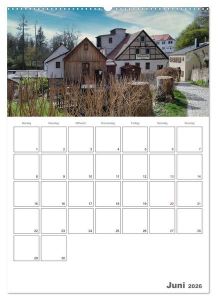 Produktbild: Radeberg und die Schl&ouml;sser im R&ouml;dertal (Wandkalender 2026 DIN A2 hoch), CALVENDO Monatskalender