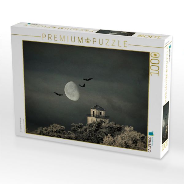 Produktbild: CALVENDO Puzzle Gruselige Mondlandschaft | 1000 Teile Lege-Gr&ouml;&szlig;e 64x48cm Foto-Puzzle f&uuml;r gl&uuml;ckliche Stunden