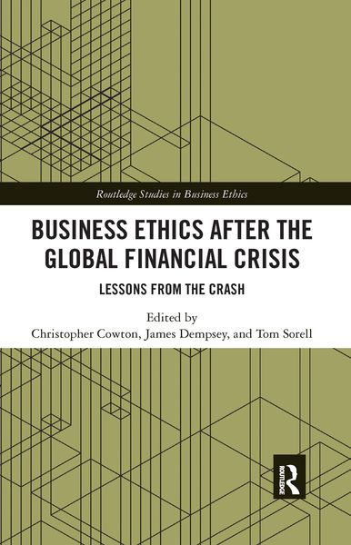 Produktbild: Business Ethics After the Global Financial Crisis