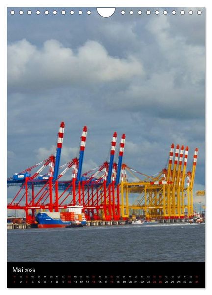 Produktbild: Bremerhaven an der Nordsee (Wandkalender 2026 DIN A4 hoch), CALVENDO Monatskalender