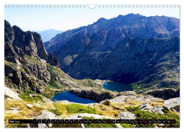 Produktbild: Korsikas wilder Norden. GR20 Impressionen (Wandkalender 2026 DIN A3 quer), CALVENDO Monatskalender
