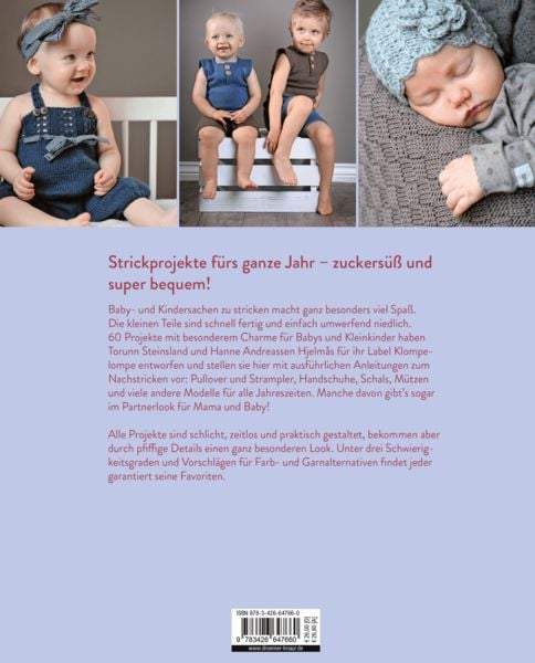 Produktbild: Klompelompe - Bezaubernde Strickprojekte f&uuml;r Babys und Kinder