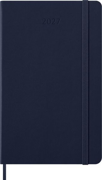 Produktbild: Moleskine 12 Monate Tageskalender 2027, Large/A5, 1 Tag = 1 Seite, Fester Einband, Saphir