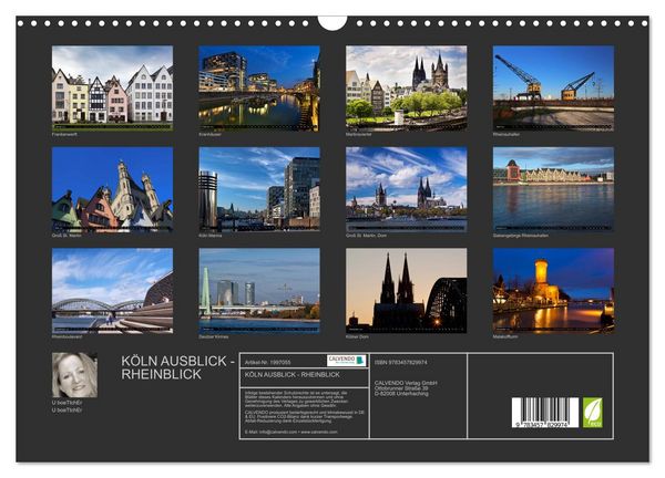 Produktbild: K&Ouml;LN AUSBLICK - RHEINBLICK (Wandkalender 2026 DIN A3 quer), CALVENDO Monatskalender