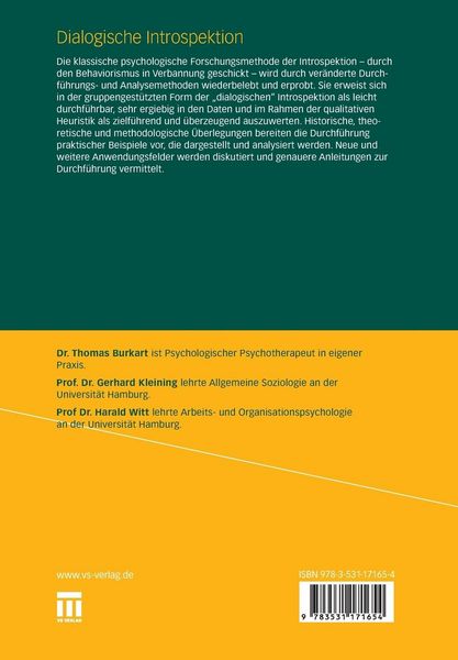 Produktbild: Dialogische Introspektion