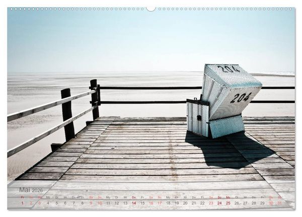 Produktbild: St. Peter-Ording durch die Jahreszeiten (Wandkalender 2026 DIN A2 quer), CALVENDO Monatskalender
