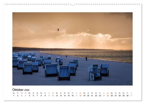 Produktbild: Strandkorb Idylle (Wandkalender 2026 DIN A2 quer), CALVENDO Monatskalender