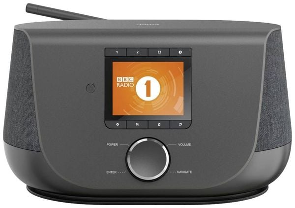 Hama DIR3300SBT Tischradio FM, DAB+, DAB, Internet Bluetooth®, WLAN, AUX, Internetradio Schwarz