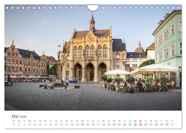 Produktbild: Erfurt - Stadt der T&uuml;rme (Wandkalender 2026 DIN A4 quer), CALVENDO Monatskalender