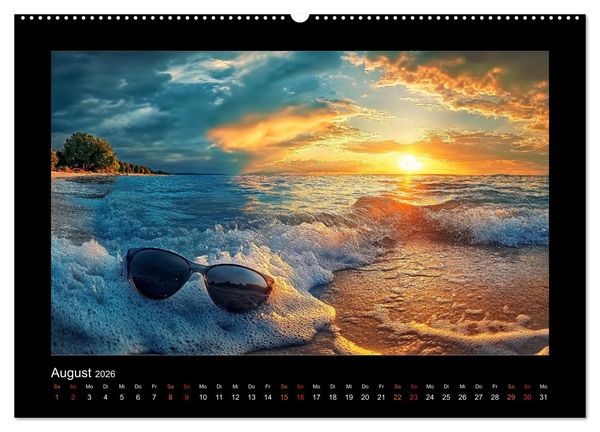 Produktbild: Im Wechselspiel der Jahreszeiten (hochwertiger Premium Wandkalender 2026 DIN A2 quer), Kunstdruck in Hochglanz