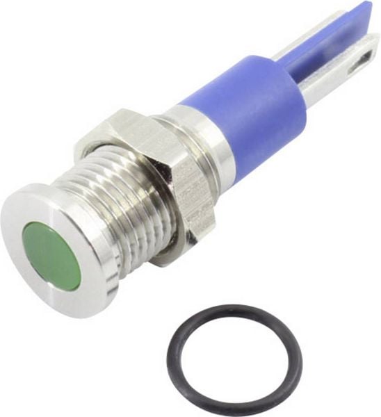 Produktbild: TRU COMPONENTS 1605970 LED-Signalleuchte Gr&uuml;n 24V DC/AC 200 mcd