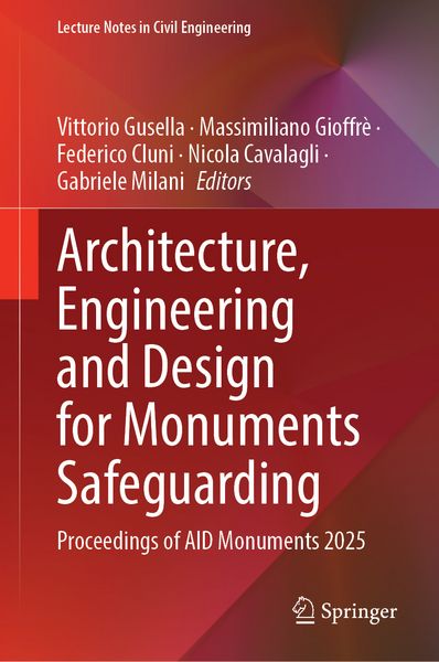 Produktbild: Architecture, Engineering and Design for Monuments Safeguarding