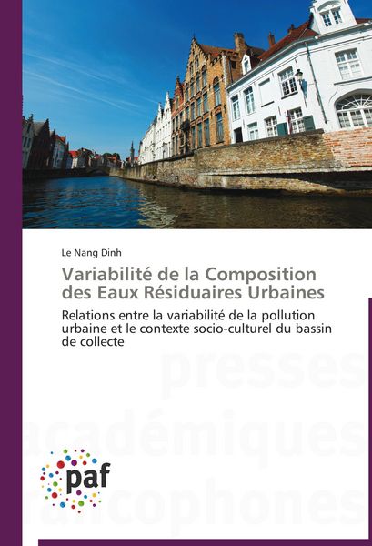Produktbild: Variabilit&eacute; de la Composition des Eaux R&eacute;siduaires Urbaines