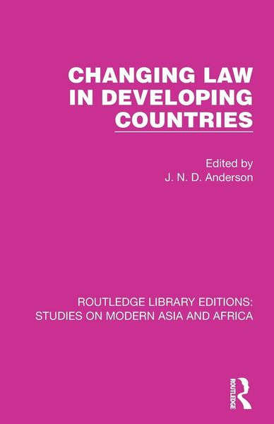 Produktbild: Changing Law in Developing Countries