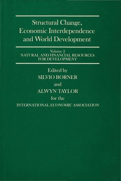 Produktbild: Structural Change, Economic Interdependence and World Development