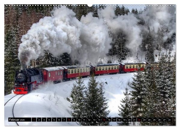 Produktbild: Schmalspurbahnen in Sachsen Anhalt (Wandkalender 2026 DIN A2 quer), CALVENDO Monatskalender