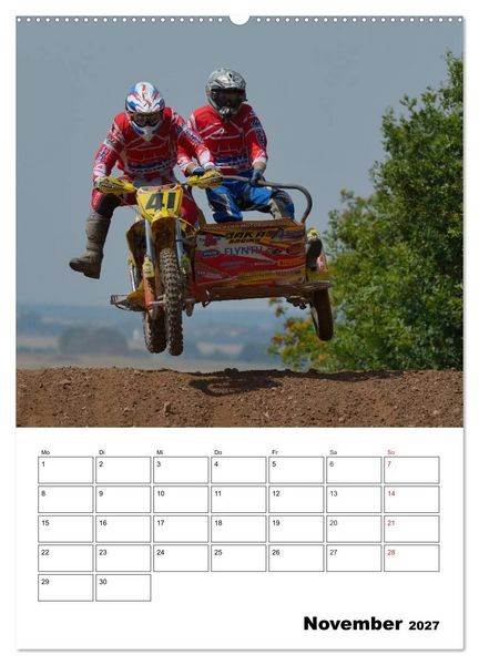 Produktbild: Motocross Terminplaner (hochwertiger Premium Wandkalender 2027 DIN A2 hoch), Kunstdruck in Hochglanz
