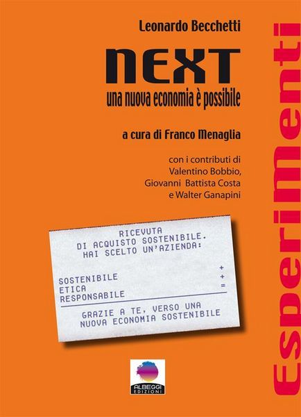 Produktbild: NEXT una nuova economia &egrave; possibile